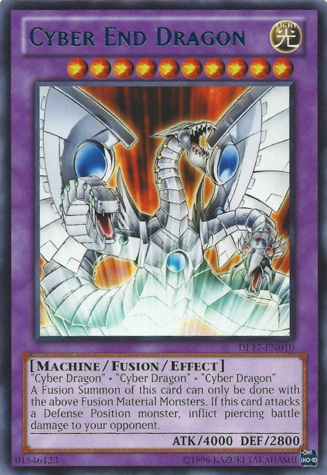 Cyber End Dragon (Blue) [DL17-EN010] Rare | Kessel Run Games Inc. 