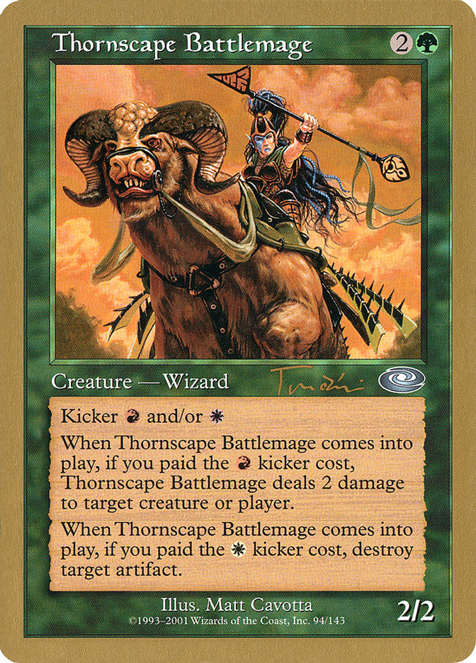 Thornscape Battlemage (Jan Tomcani) [World Championship Decks 2001] | Kessel Run Games Inc. 