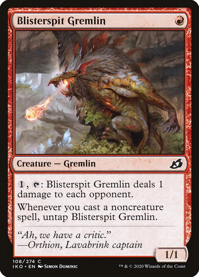 Blisterspit Gremlin [Ikoria: Lair of Behemoths] | Kessel Run Games Inc. 