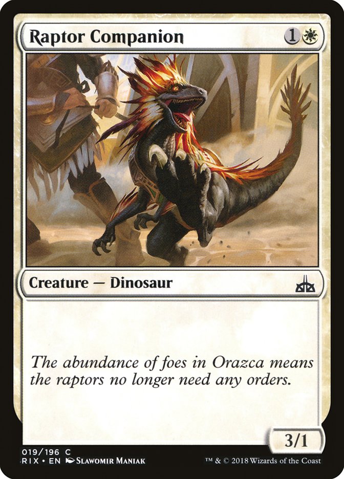 Raptor Companion [Rivals of Ixalan] | Kessel Run Games Inc. 