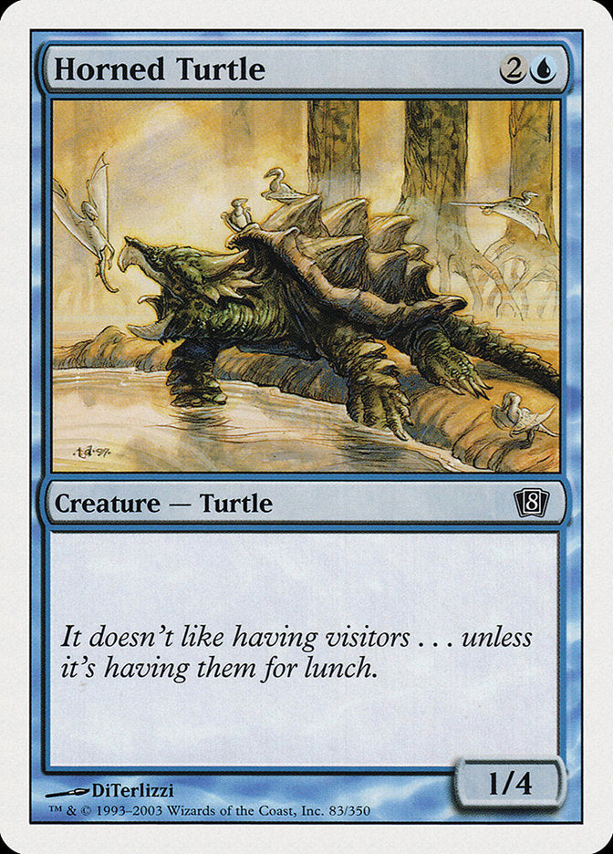 Horned Turtle [Eighth Edition] | Kessel Run Games Inc. 