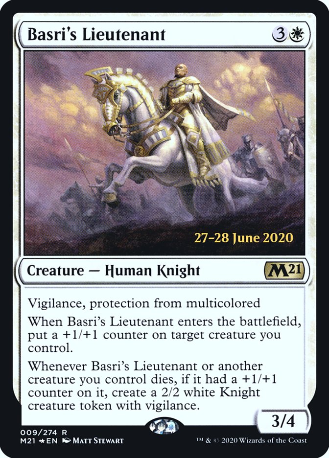 Basri's Lieutenant [Core Set 2021 Prerelease Promos] | Kessel Run Games Inc. 