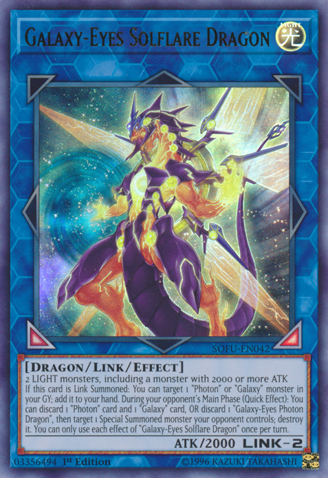 Galaxy-Eyes Solflare Dragon [SOFU-EN042] Ultra Rare | Kessel Run Games Inc. 