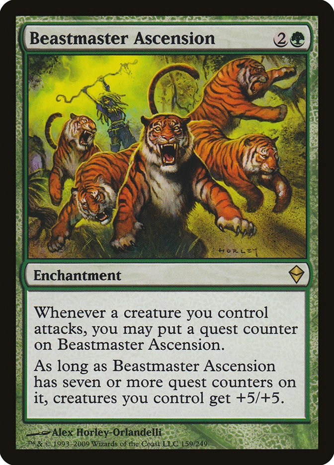Beastmaster Ascension [Zendikar] | Kessel Run Games Inc. 