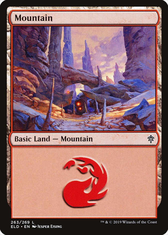 Mountain (263) [Throne of Eldraine] | Kessel Run Games Inc. 