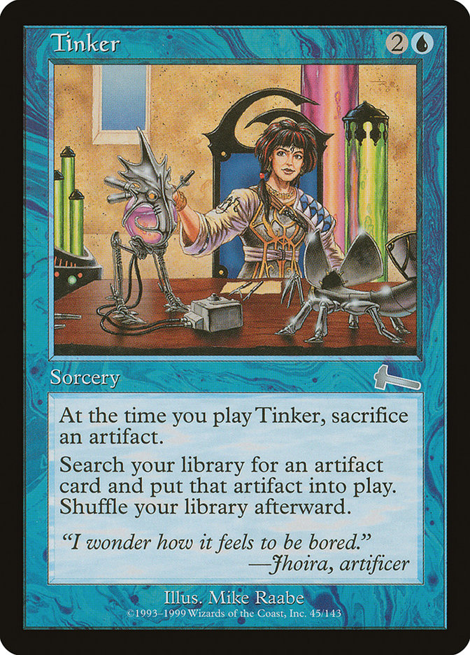 Tinker [Urza's Legacy] | Kessel Run Games Inc. 