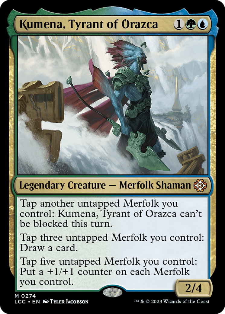 Kumena, Tyrant of Orazca [The Lost Caverns of Ixalan Commander] | Kessel Run Games Inc. 