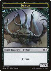 Demon (013/036) // Zombie (016/036) Double-Sided Token [Commander 2014 Tokens] | Kessel Run Games Inc. 