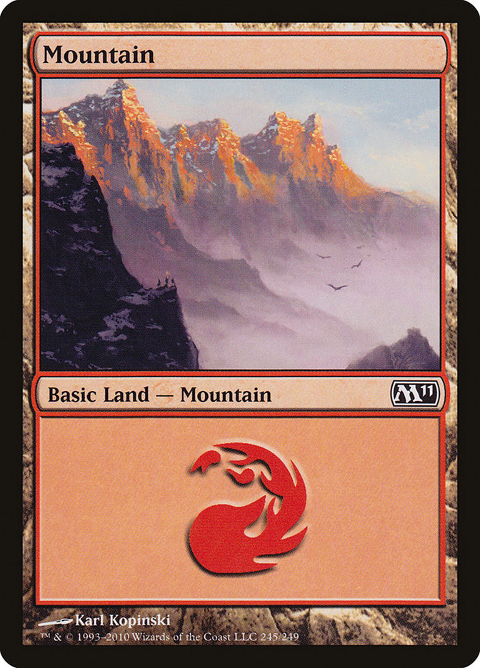Mountain (245) [Magic 2011] | Kessel Run Games Inc. 
