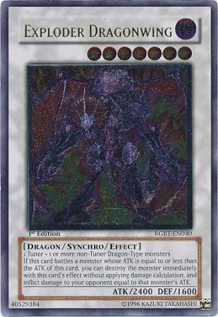 Exploder Dragonwing [RGBT-EN040] Ultimate Rare | Kessel Run Games Inc. 
