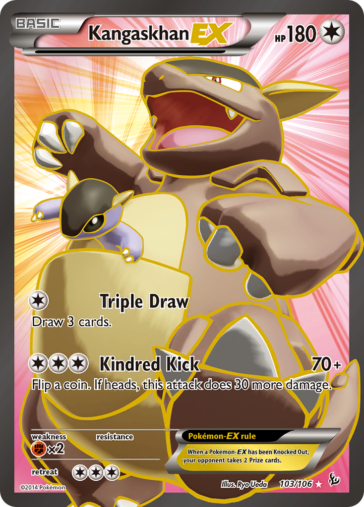 Kangaskhan EX (103/106) [XY: Flashfire] | Kessel Run Games Inc. 