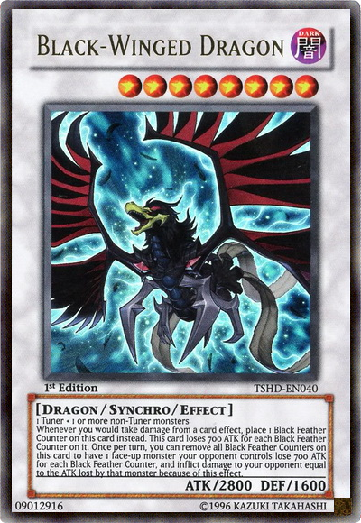 Black-Winged Dragon [TSHD-EN040] Ultra Rare | Kessel Run Games Inc. 