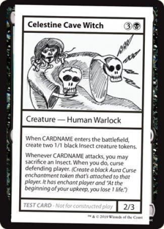 Celestine Cave Witch (2021 Edition) [Mystery Booster Playtest Cards] | Kessel Run Games Inc. 