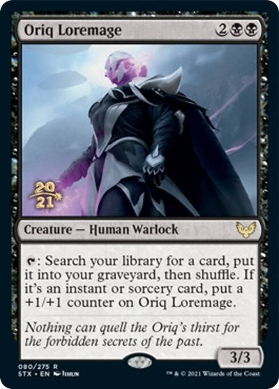 Oriq Loremage [Strixhaven: School of Mages Prerelease Promos] | Kessel Run Games Inc. 