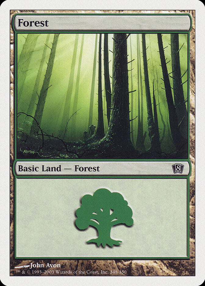 Forest (348) [Eighth Edition] | Kessel Run Games Inc. 