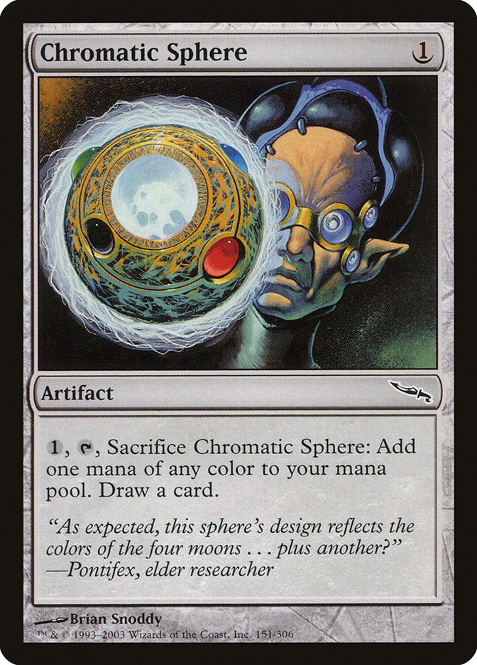 Chromatic Sphere [Mirrodin] | Kessel Run Games Inc. 