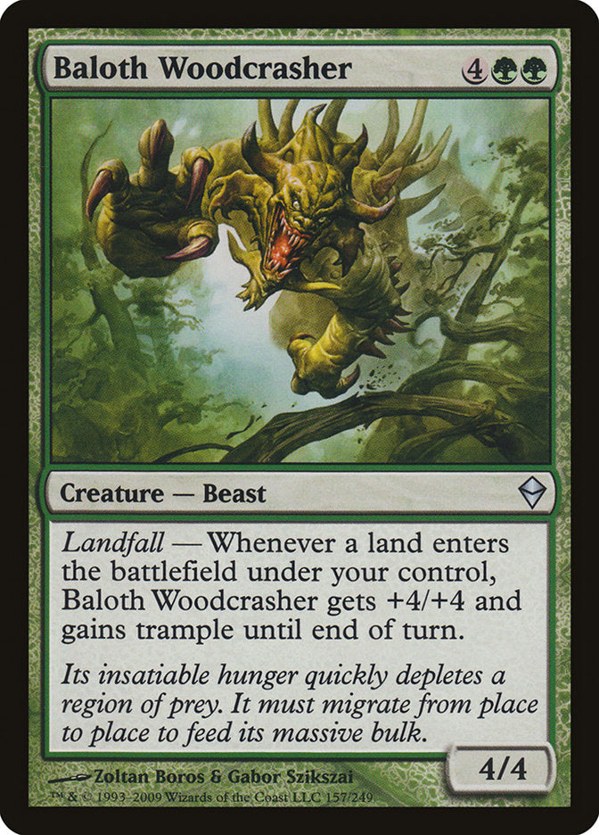 Baloth Woodcrasher [Zendikar] | Kessel Run Games Inc. 