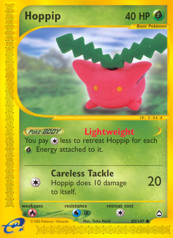 Hoppip (83/147) [Aquapolis] | Kessel Run Games Inc. 