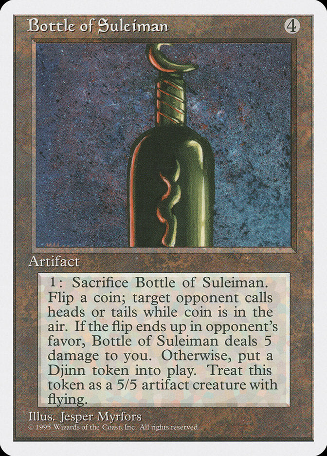 Bottle of Suleiman [Fourth Edition] | Kessel Run Games Inc. 