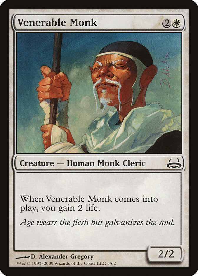 Venerable Monk [Duel Decks: Divine vs. Demonic] | Kessel Run Games Inc. 