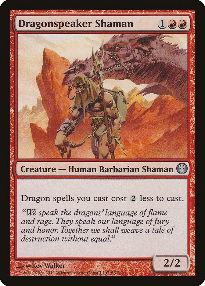 Dragonspeaker Shaman [Duel Decks: Knights vs. Dragons] | Kessel Run Games Inc. 