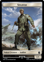 Soldier // Mutant Double-Sided Token [Doctor Who Tokens] | Kessel Run Games Inc. 