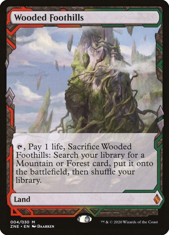 Wooded Foothills (Expeditions) [Zendikar Rising Expeditions] | Kessel Run Games Inc. 