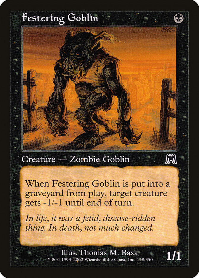 Festering Goblin [Onslaught] | Kessel Run Games Inc. 