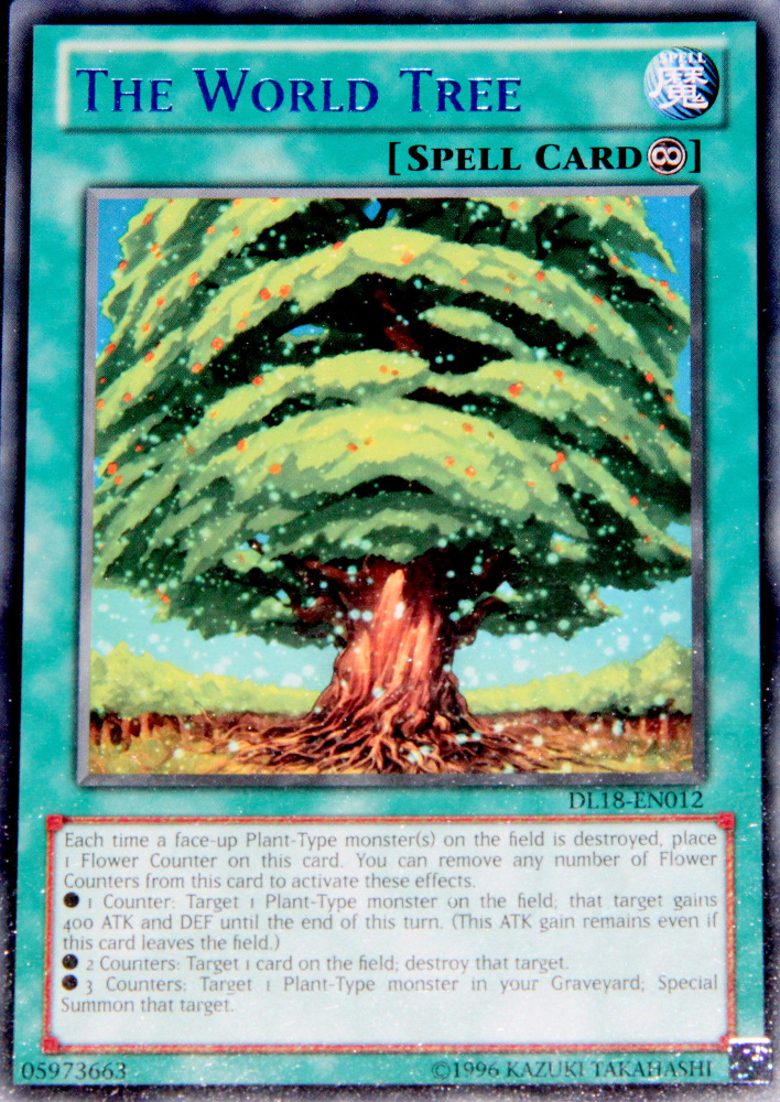 The World Tree (Blue) [DL18-EN012] Rare | Kessel Run Games Inc. 