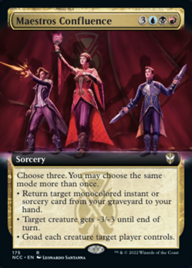 Maestros Confluence (Extended Art) [Streets of New Capenna Commander] | Kessel Run Games Inc. 