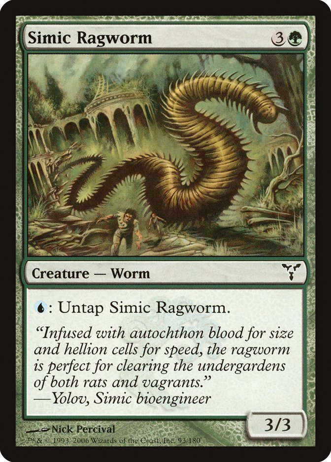 Simic Ragworm [Dissension] | Kessel Run Games Inc. 