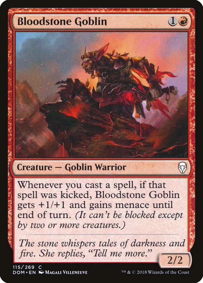 Bloodstone Goblin [Dominaria] | Kessel Run Games Inc. 