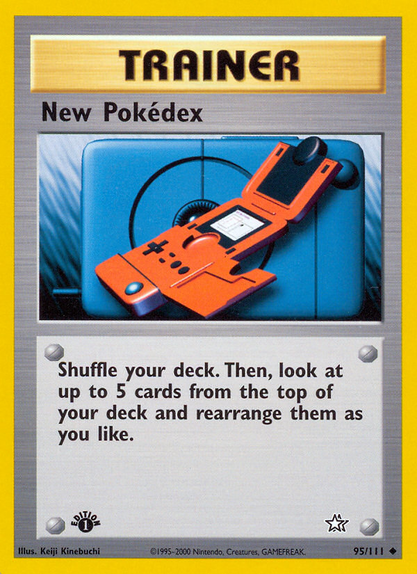 New Pokedex (95/111) [Neo Genesis 1st Edition] | Kessel Run Games Inc. 