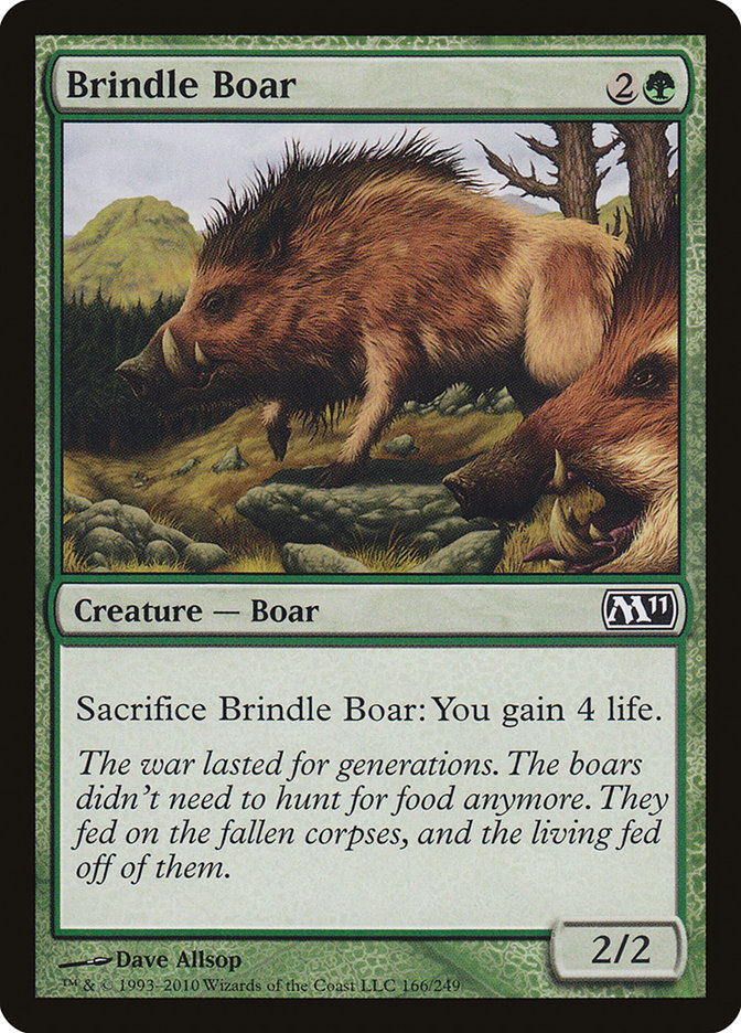 Brindle Boar [Magic 2011] | Kessel Run Games Inc. 
