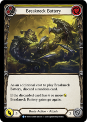 Breakneck Battery (Yellow) [U-WTR012] (Welcome to Rathe Unlimited)  Unlimited Rainbow Foil | Kessel Run Games Inc. 