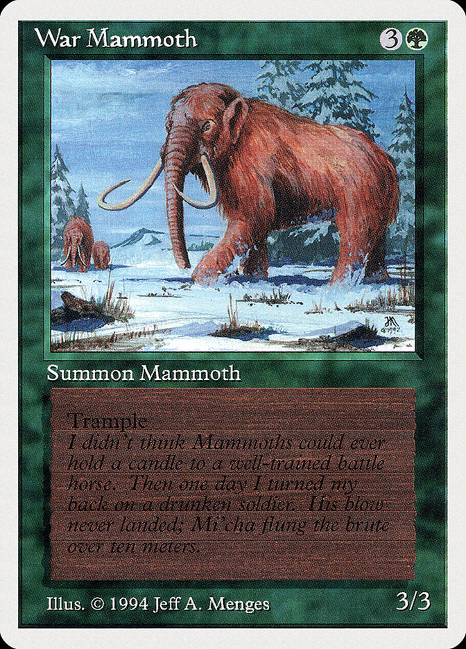 War Mammoth [Summer Magic / Edgar] | Kessel Run Games Inc. 