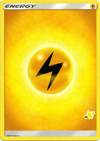 Lightning Energy (Pikachu Stamp #43) [Battle Academy 2020] | Kessel Run Games Inc. 