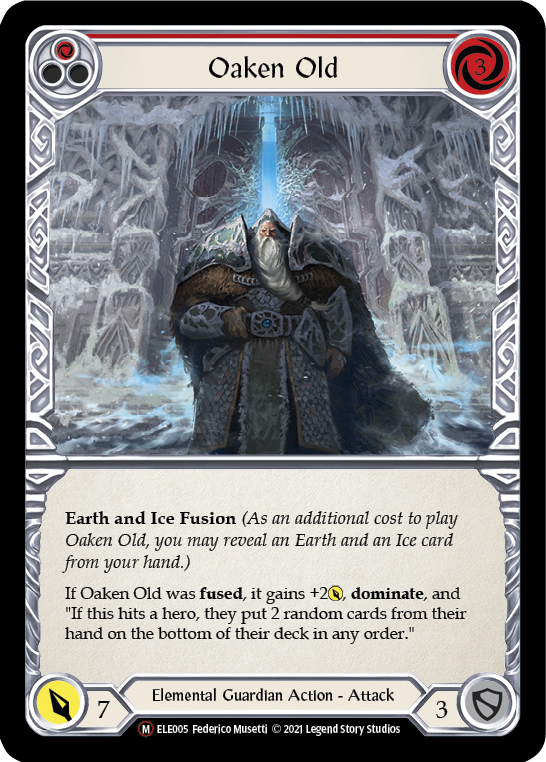 Oaken Old [U-ELE005] (Tales of Aria Unlimited)  Unlimited Rainbow Foil | Kessel Run Games Inc. 