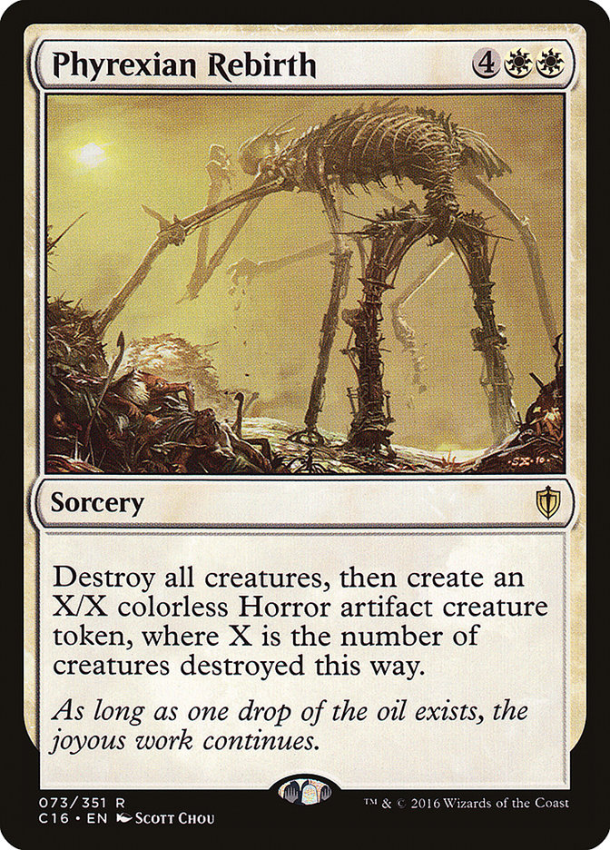 Phyrexian Rebirth [Commander 2016] | Kessel Run Games Inc. 