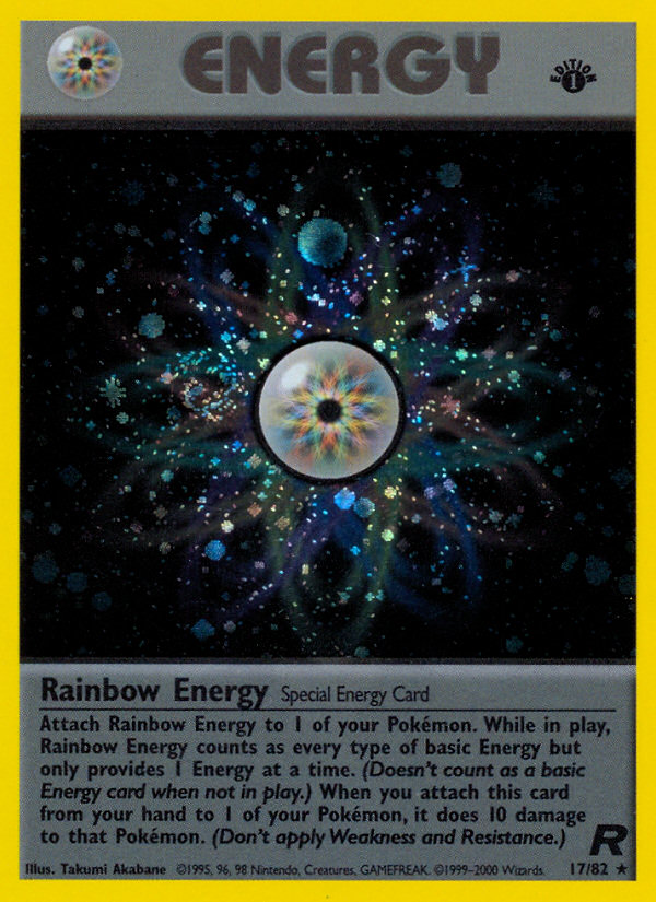 Rainbow Energy (17/82) [Team Rocket 1st Edition] | Kessel Run Games Inc. 