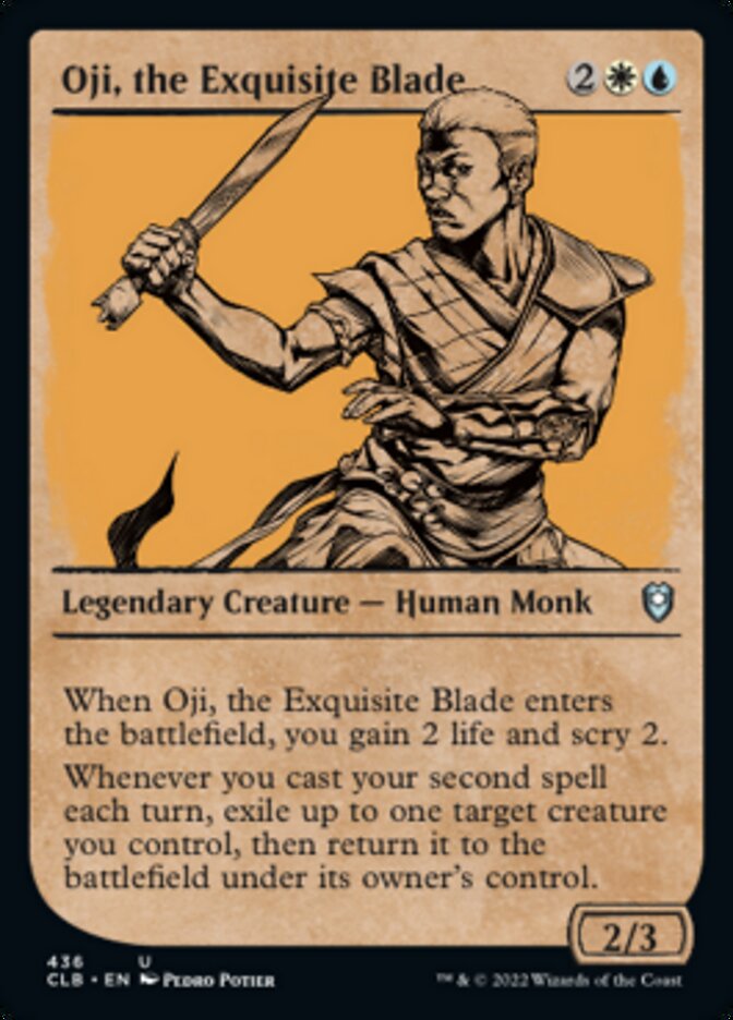 Oji, the Exquisite Blade (Showcase) [Commander Legends: Battle for Baldur's Gate] | Kessel Run Games Inc. 