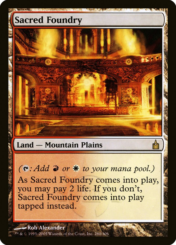 Sacred Foundry [Ravnica: City of Guilds] | Kessel Run Games Inc. 
