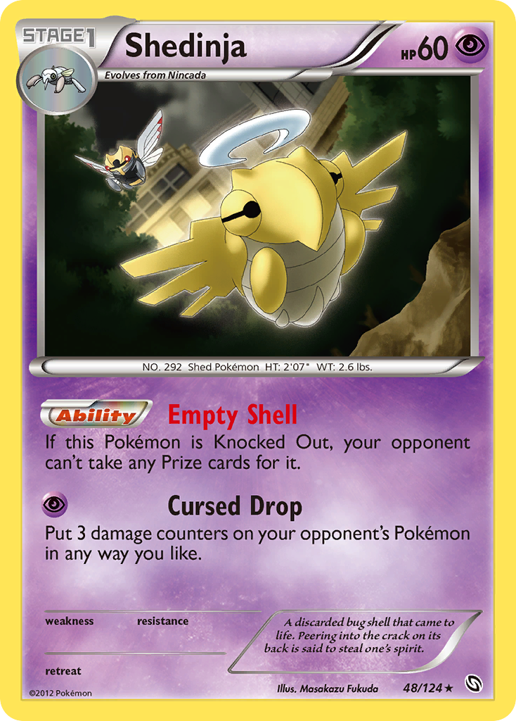 Shedinja (48/124) [Black & White: Dragons Exalted] | Kessel Run Games Inc. 