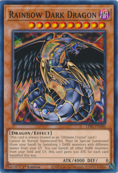 Rainbow Dark Dragon [LDS1-EN100] Common | Kessel Run Games Inc. 