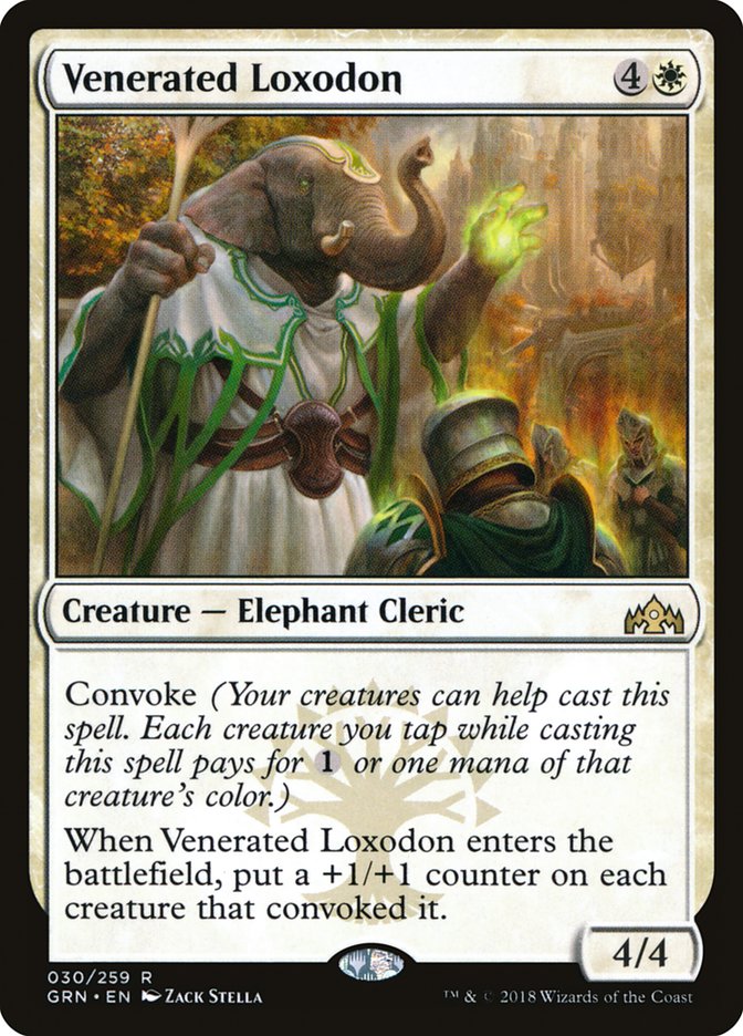 Venerated Loxodon [Guilds of Ravnica] | Kessel Run Games Inc. 