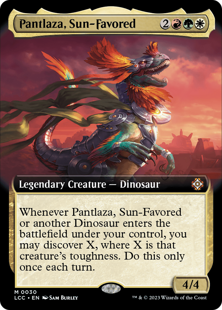 Pantlaza, Sun-Favored (Extended Art) [The Lost Caverns of Ixalan Commander] | Kessel Run Games Inc. 