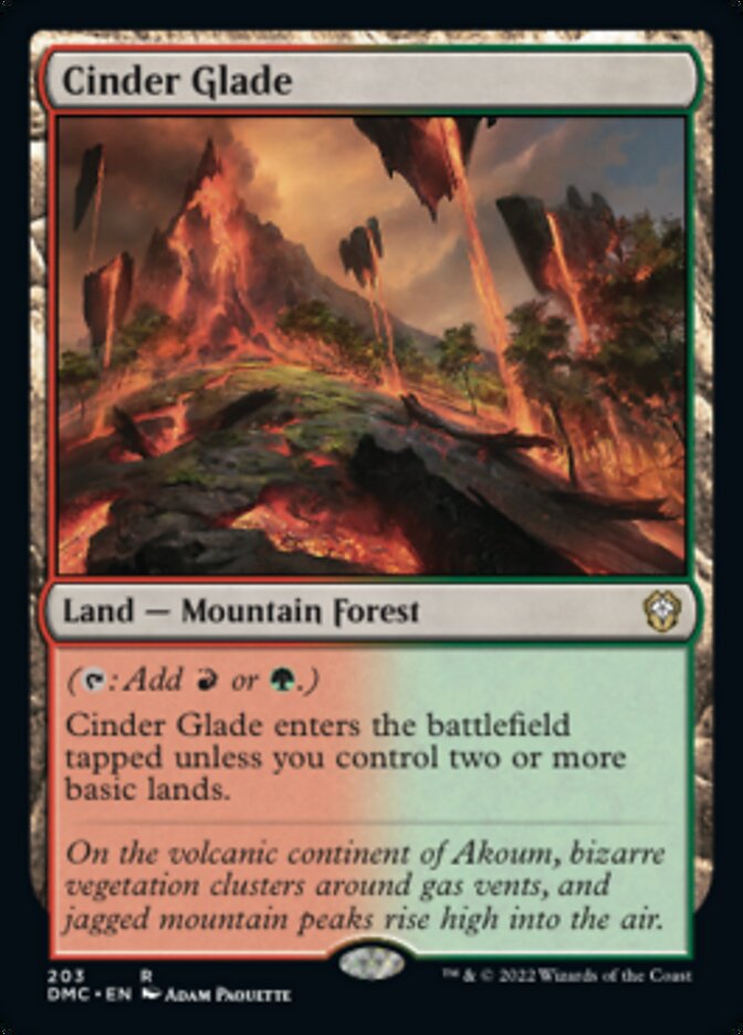 Cinder Glade [Dominaria United Commander] | Kessel Run Games Inc. 