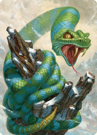 Ohran Frostfang Art Card [Commander Masters Art Series] | Kessel Run Games Inc. 