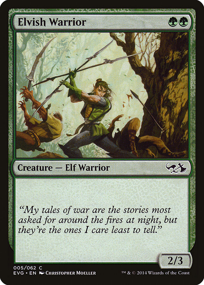 Elvish Warrior (Elves vs. Goblins) [Duel Decks Anthology] | Kessel Run Games Inc. 