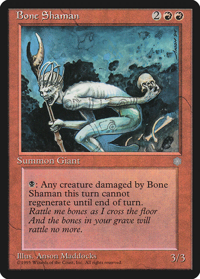 Bone Shaman [Ice Age] | Kessel Run Games Inc. 